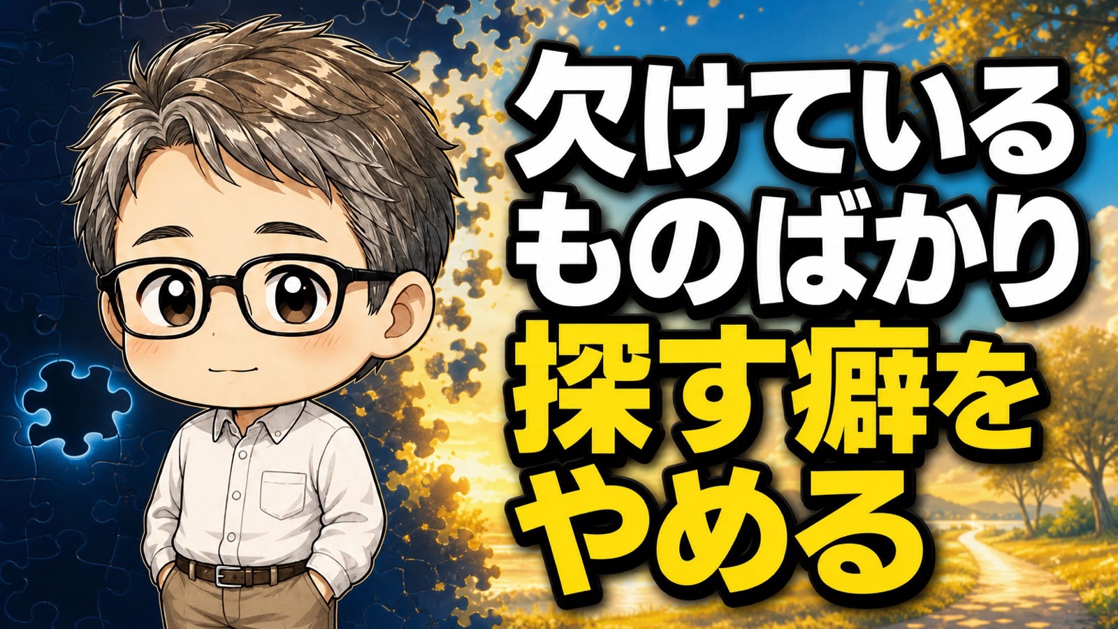 欠けているものばかり探す癖をやめる