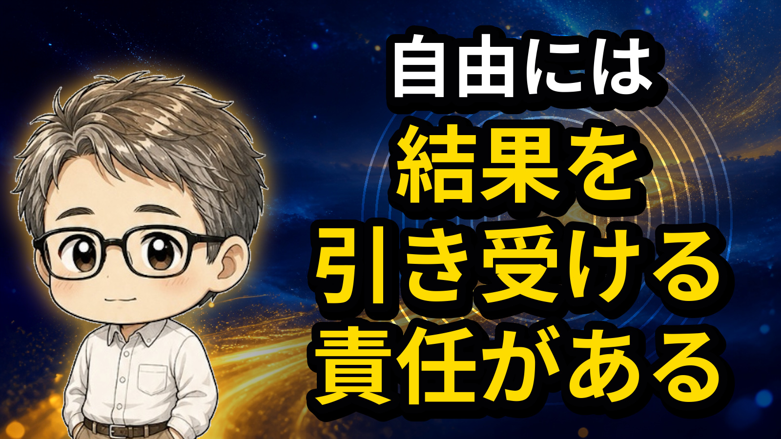 自由には結果を引き受ける責任がある