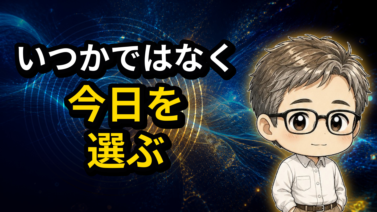 いつかではなく今日を選ぶ