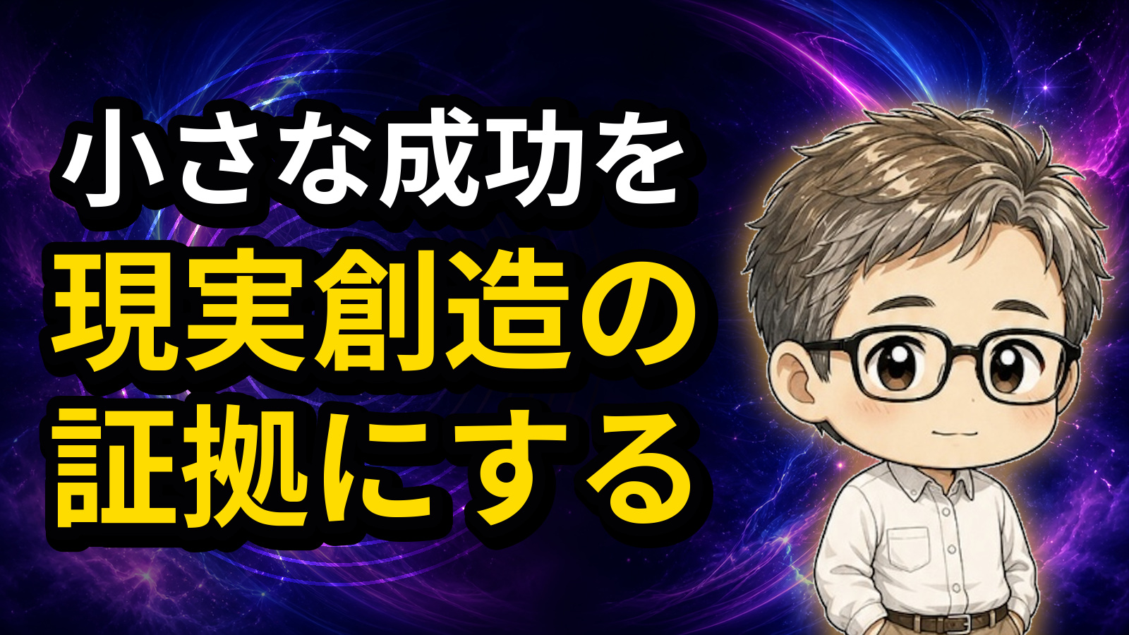 小さな成功を現実創造の証拠にする