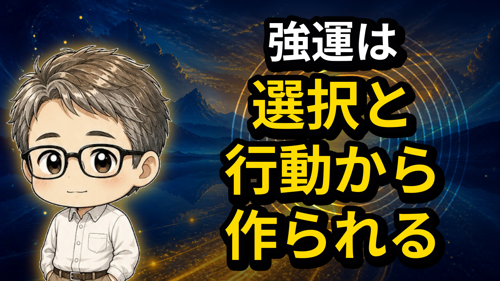 強運は選択と行動から作られる